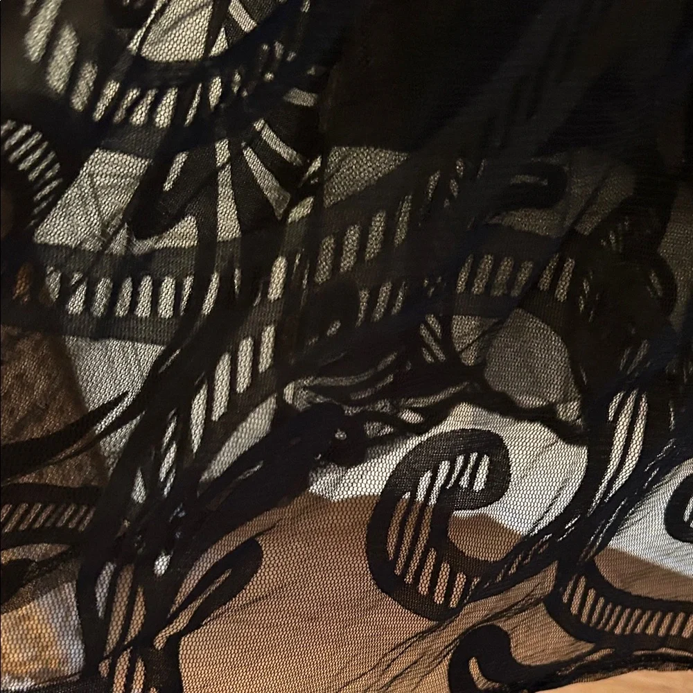 Auditions Black Lace Mini Dress - Picture 2 of 9